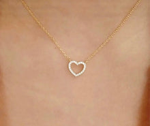 Load image into Gallery viewer, Diamond Heart Necklace

