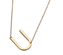 Load image into Gallery viewer, Letter Pendant Necklace
