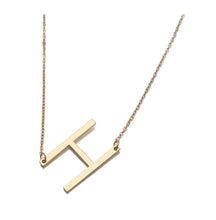 Load image into Gallery viewer, Letter Pendant Necklace
