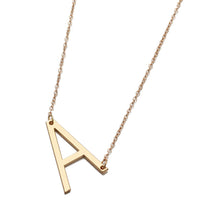 Load image into Gallery viewer, Letter Pendant Necklace
