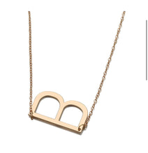 Load image into Gallery viewer, Letter Pendant Necklace
